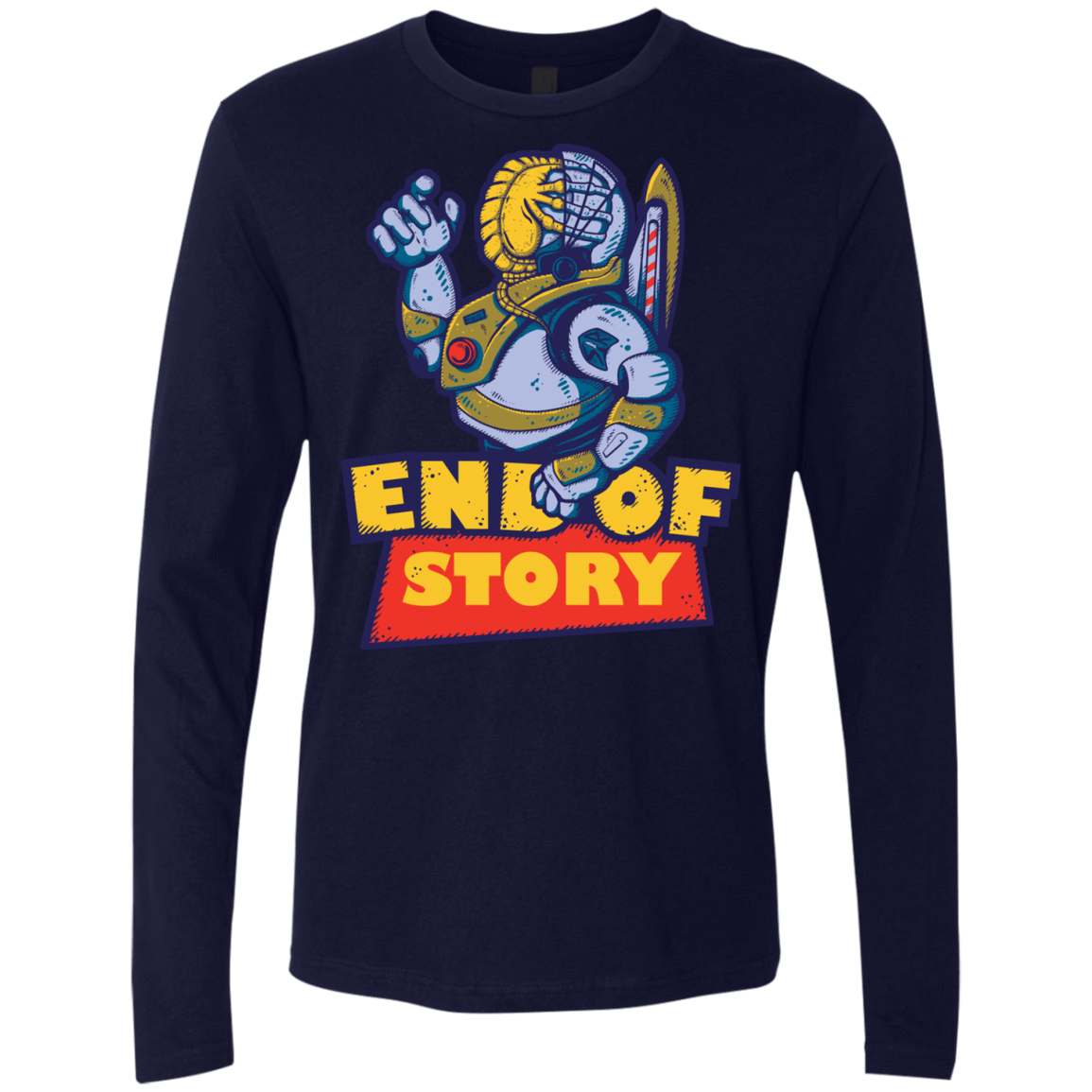 T-Shirts Midnight Navy / Small END OF STORY Men's Premium Long Sleeve