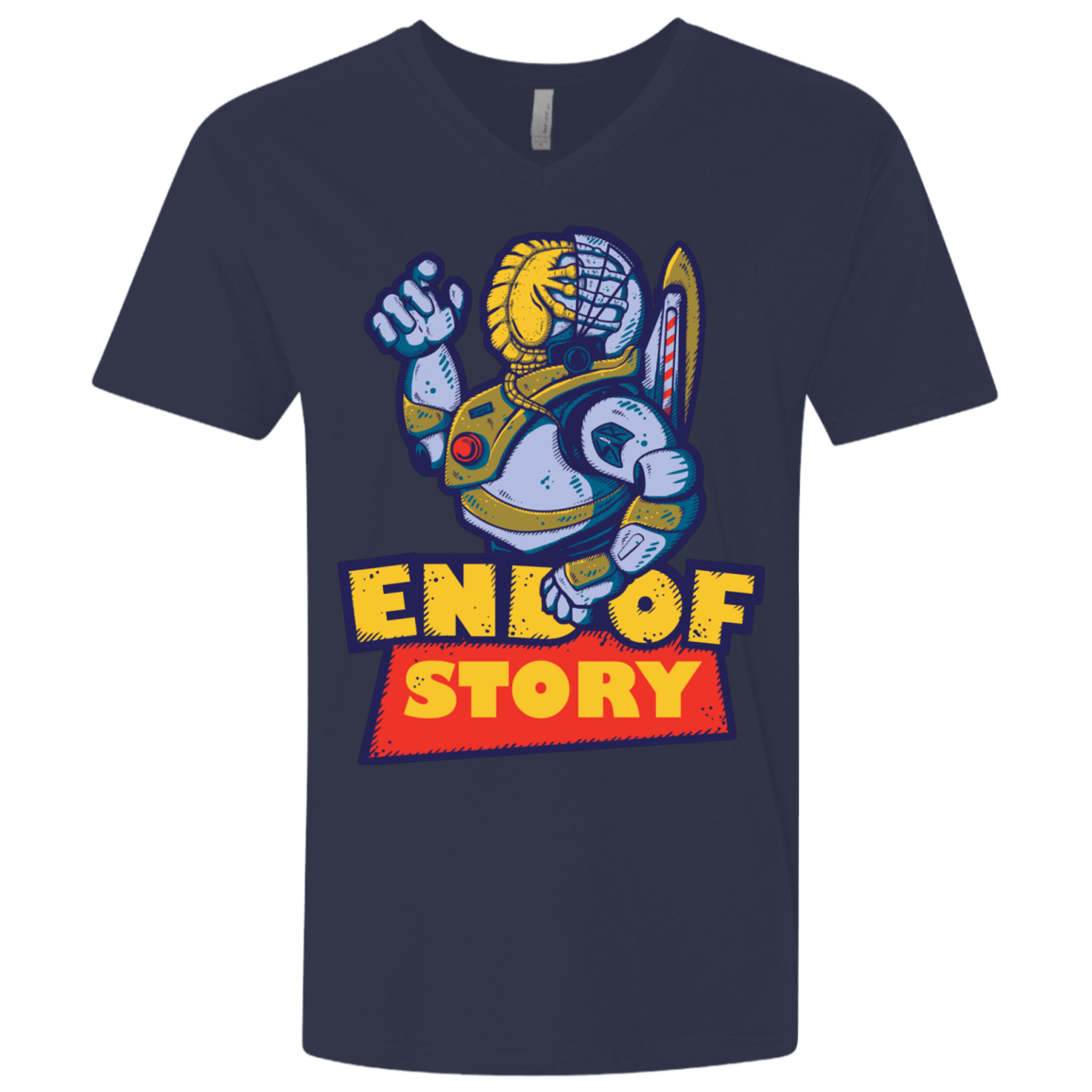 T-Shirts Midnight Navy / X-Small END OF STORY Men's Premium V-Neck
