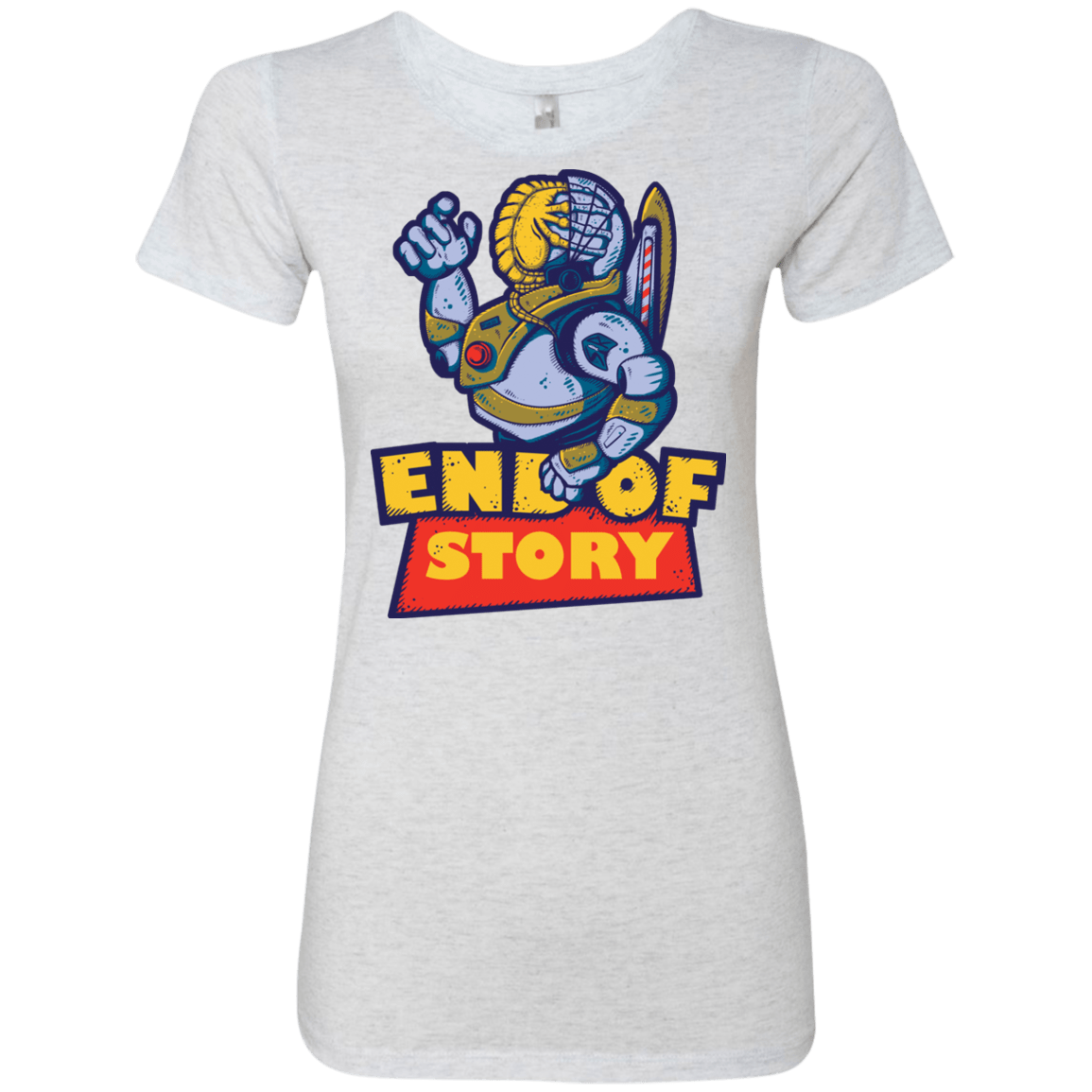 T-Shirts Heather White / Small END OF STORY Women's Triblend T-Shirt