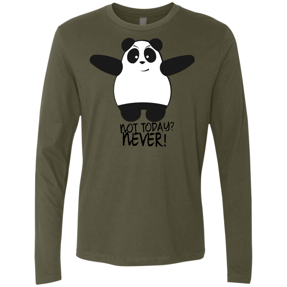 T-Shirts Military Green / S Endless Procrastination Men's Premium Long Sleeve