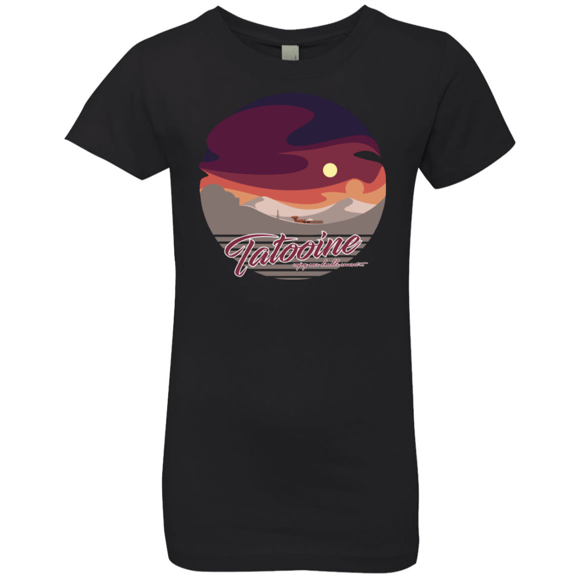 T-Shirts Black / YXS Enjoy Our Double Sunset Girls Premium T-Shirt