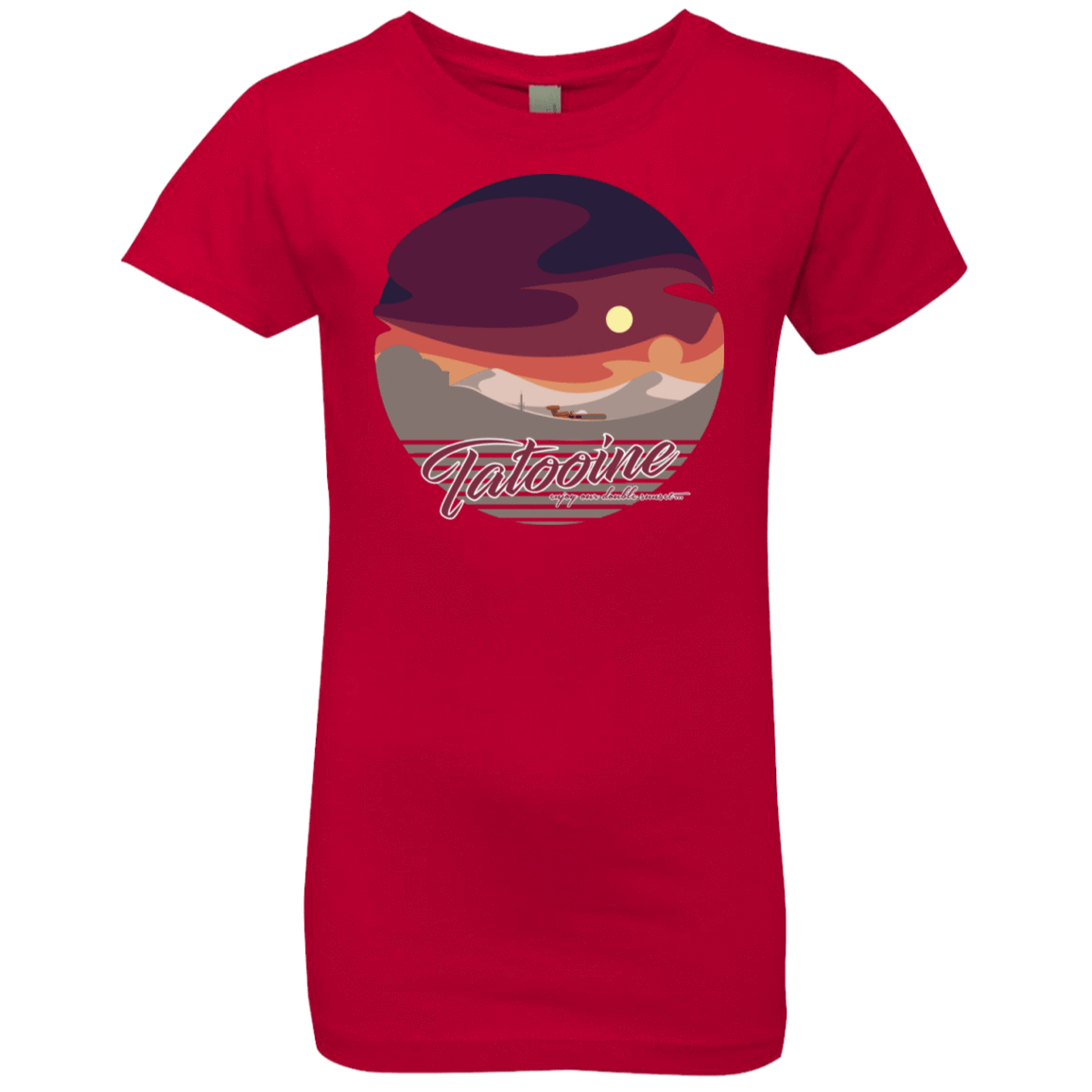T-Shirts Red / YXS Enjoy Our Double Sunset Girls Premium T-Shirt