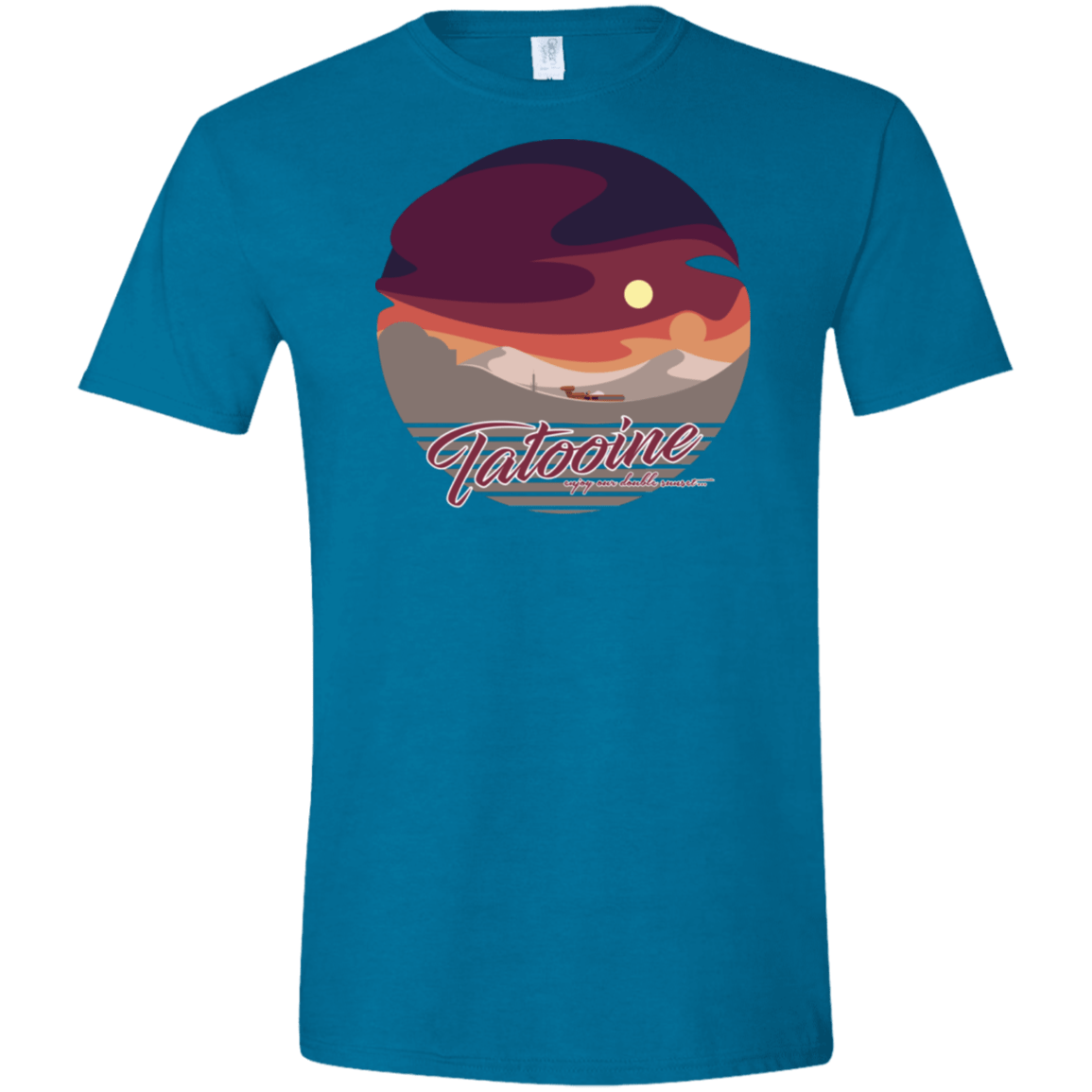 Enjoy Our Double Sunset Men's Semi-Fitted Softstyle