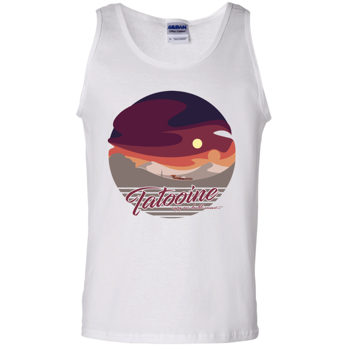 Enjoy Our Double Sunset Men's Tank Top