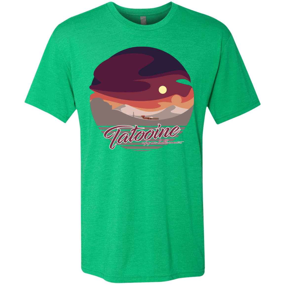 T-Shirts Envy / S Enjoy Our Double Sunset Men's Triblend T-Shirt