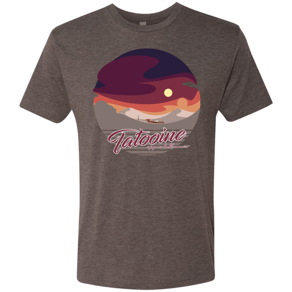 T-Shirts Macchiato / S Enjoy Our Double Sunset Men's Triblend T-Shirt