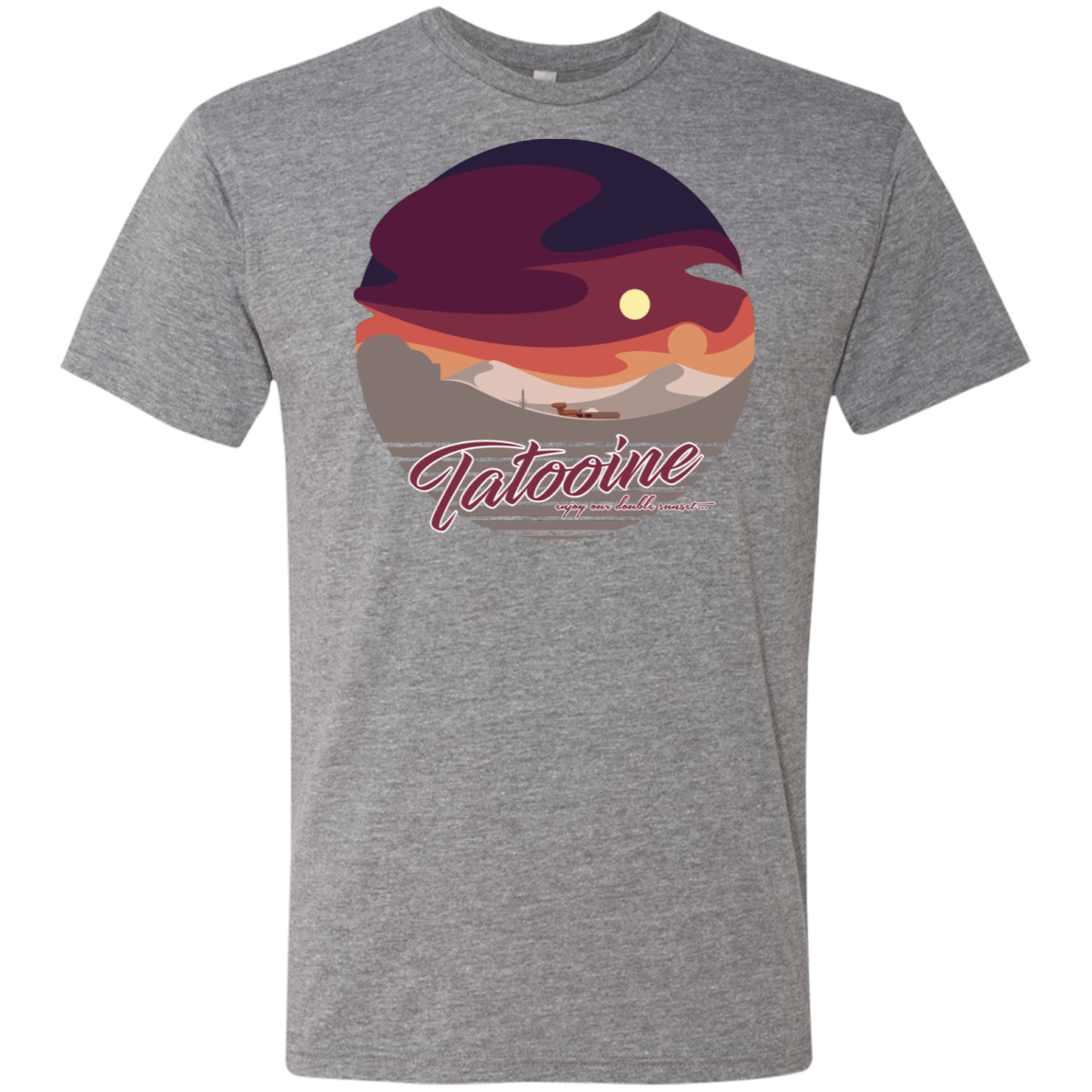 T-Shirts Premium Heather / S Enjoy Our Double Sunset Men's Triblend T-Shirt