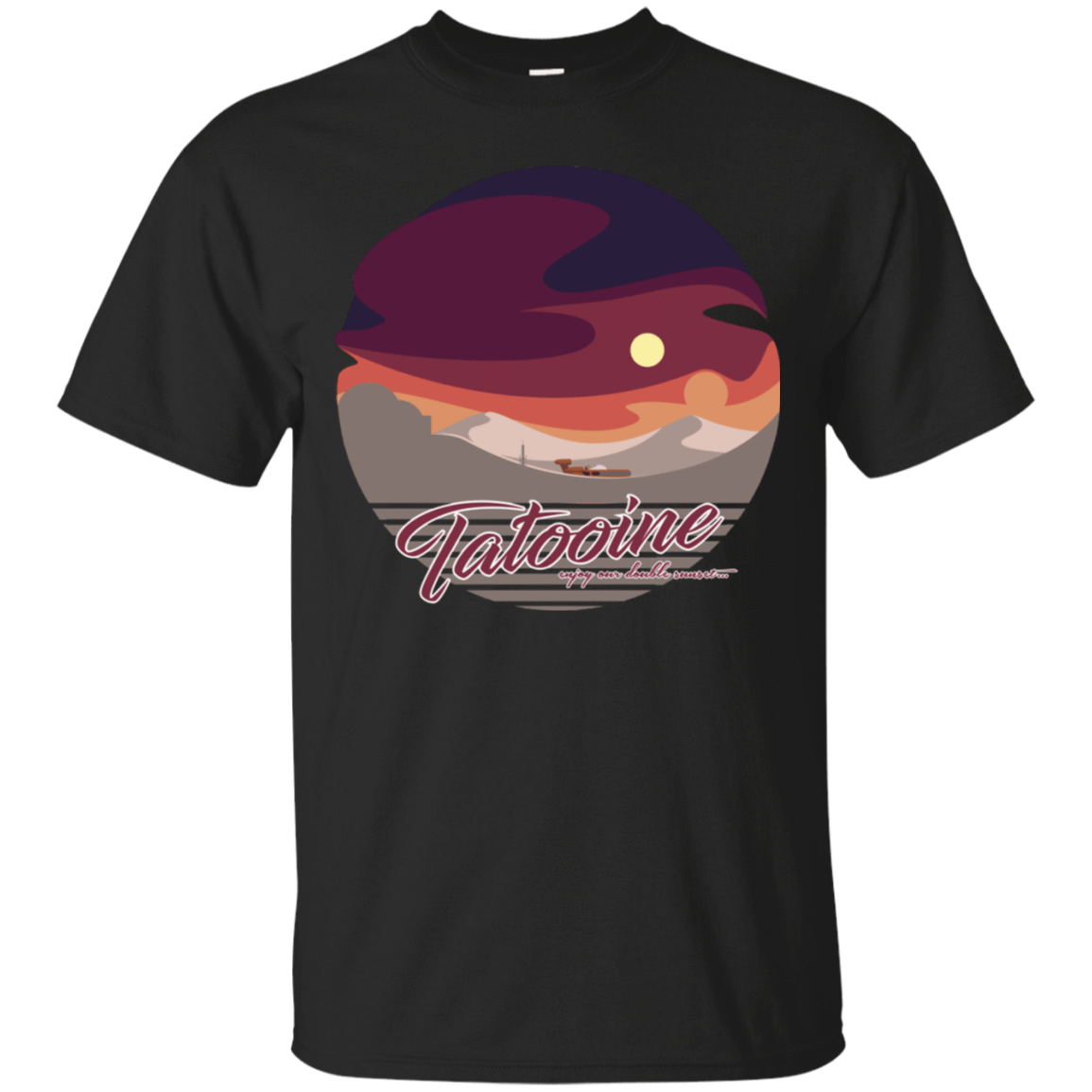 T-Shirts Black / S Enjoy Our Double Sunset T-Shirt