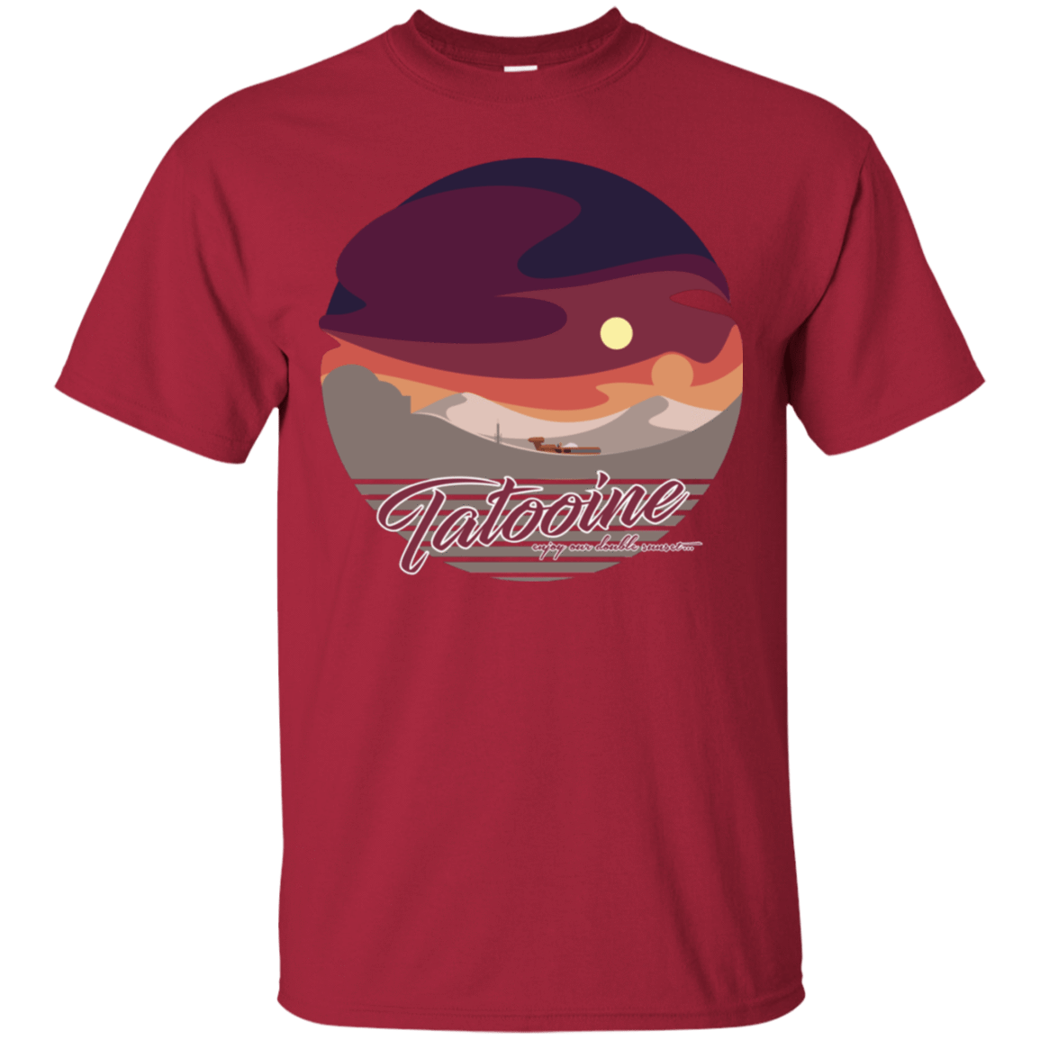 T-Shirts Cardinal / S Enjoy Our Double Sunset T-Shirt