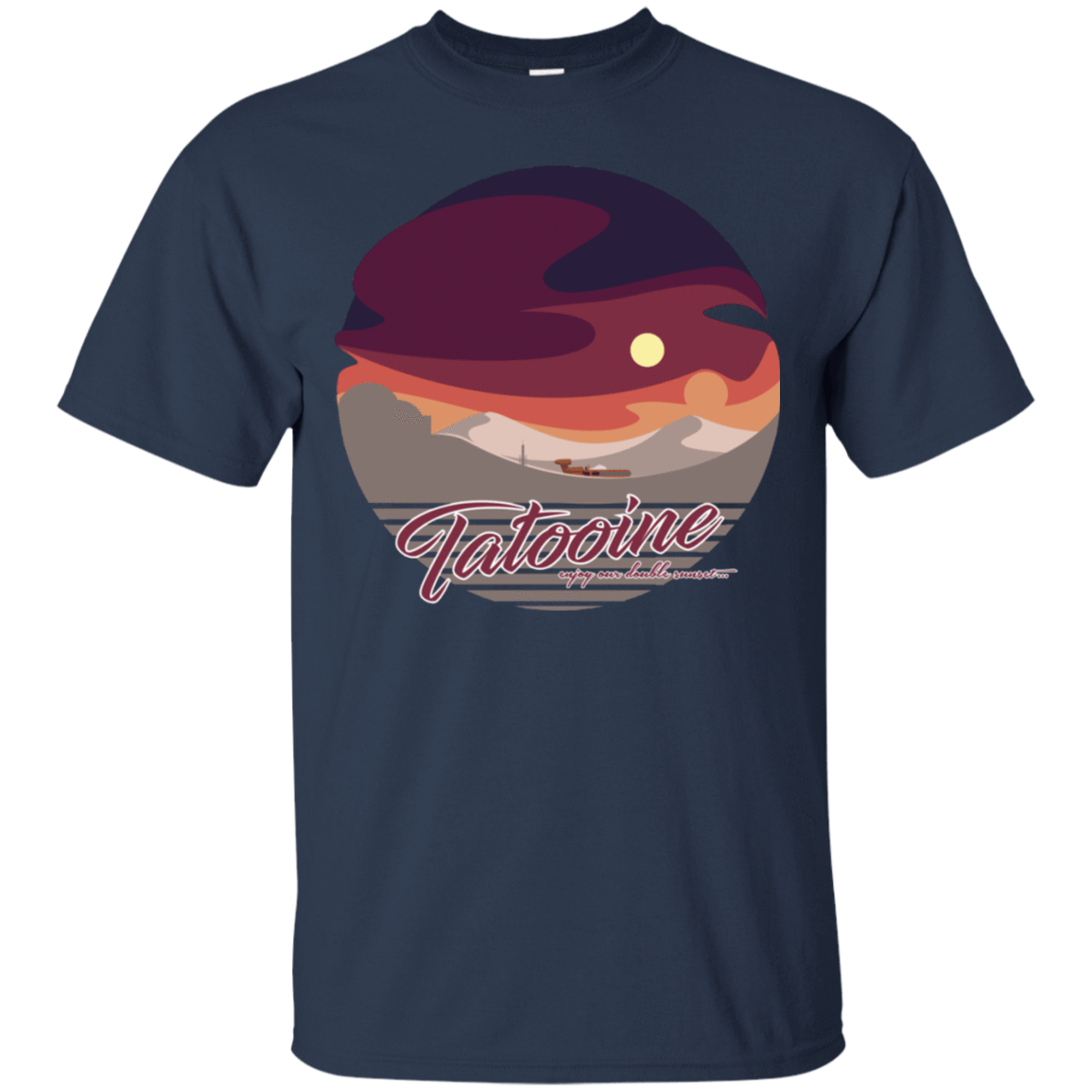 T-Shirts Navy / S Enjoy Our Double Sunset T-Shirt