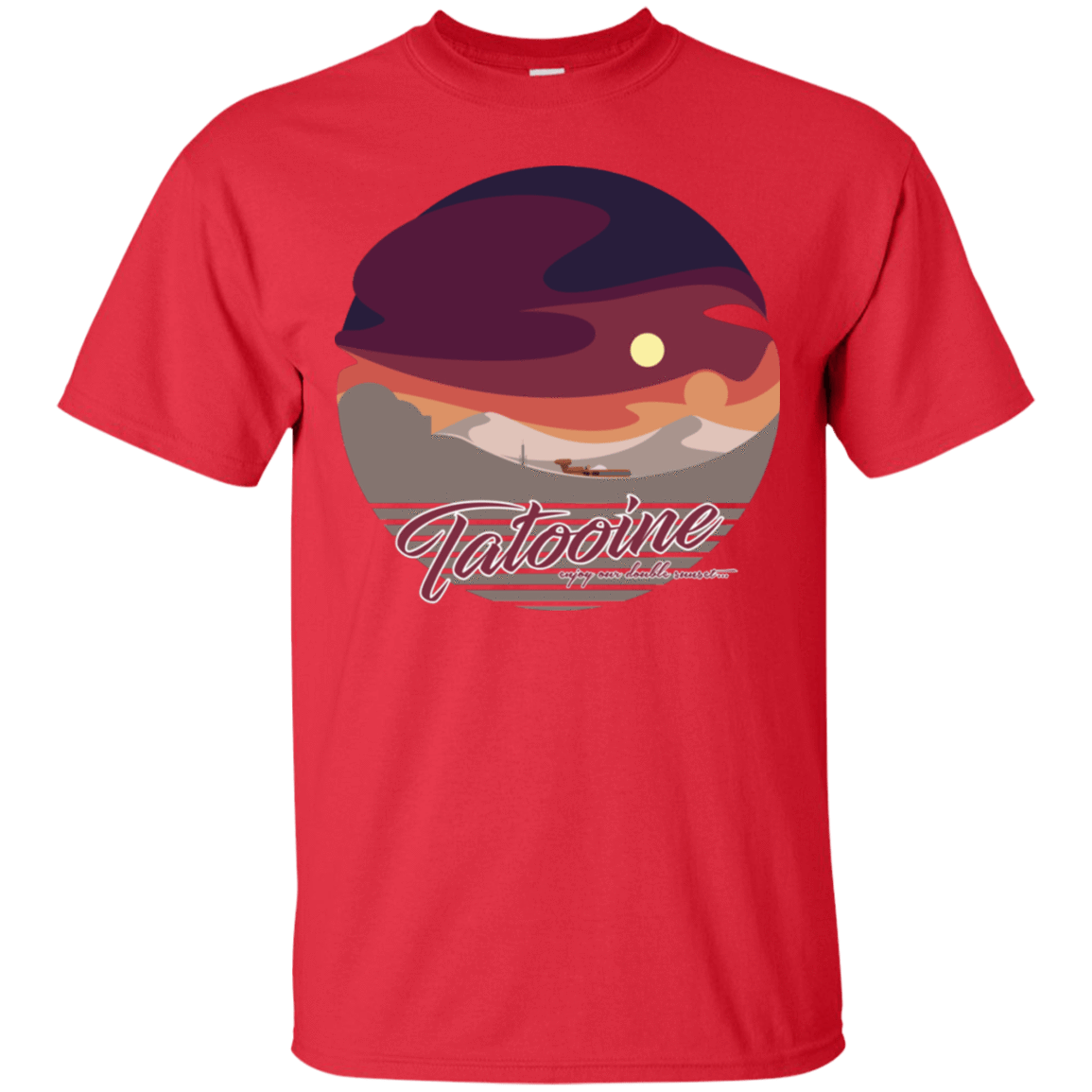 T-Shirts Red / S Enjoy Our Double Sunset T-Shirt