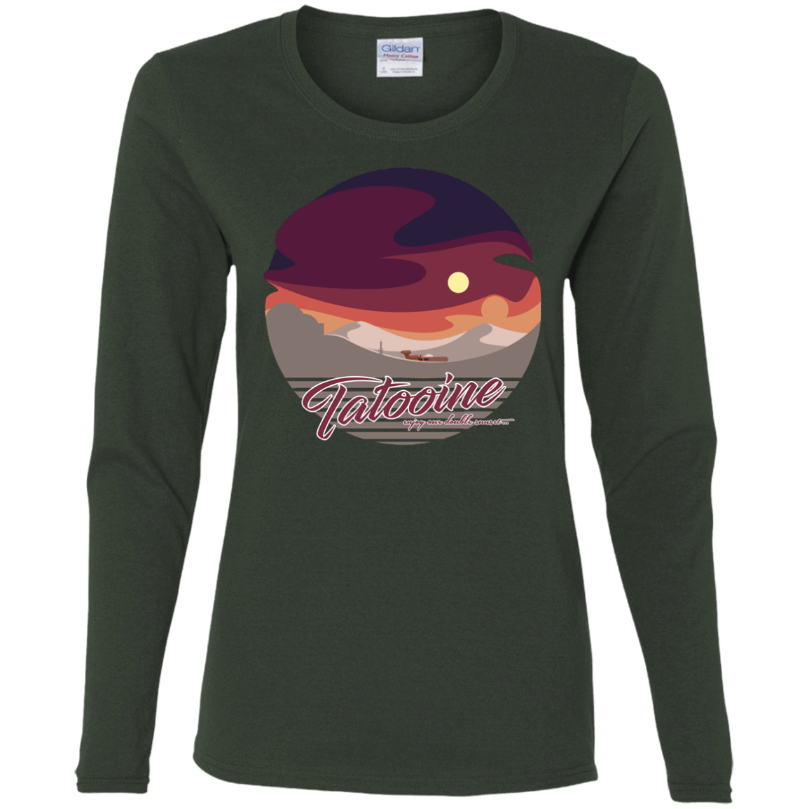 T-Shirts Forest / S Enjoy Our Double Sunset Women's Long Sleeve T-Shirt