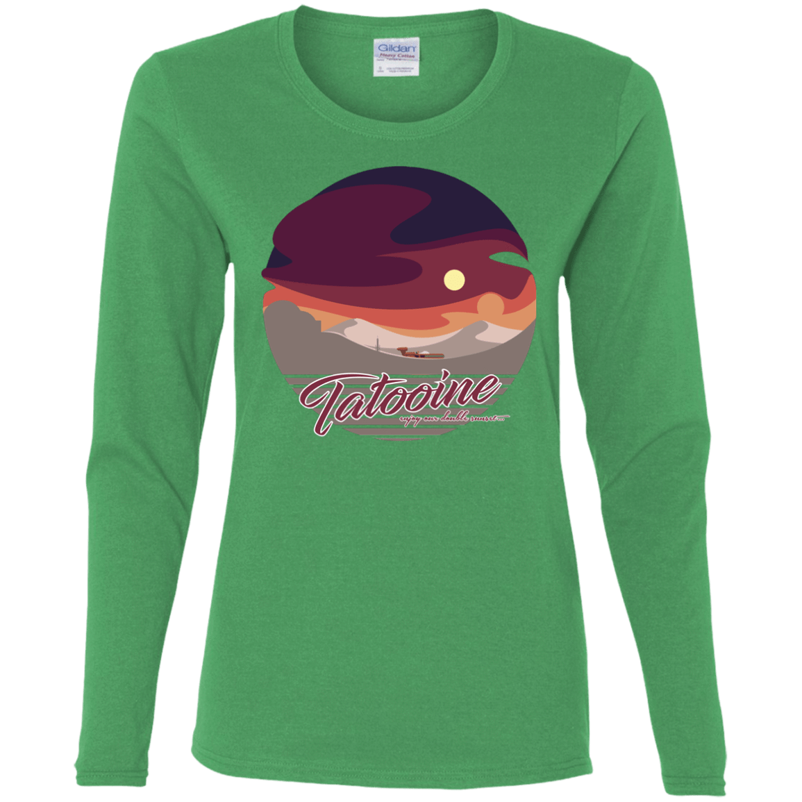 T-Shirts Irish Green / S Enjoy Our Double Sunset Women's Long Sleeve T-Shirt