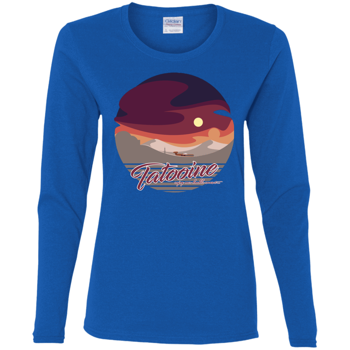 T-Shirts Royal / S Enjoy Our Double Sunset Women's Long Sleeve T-Shirt