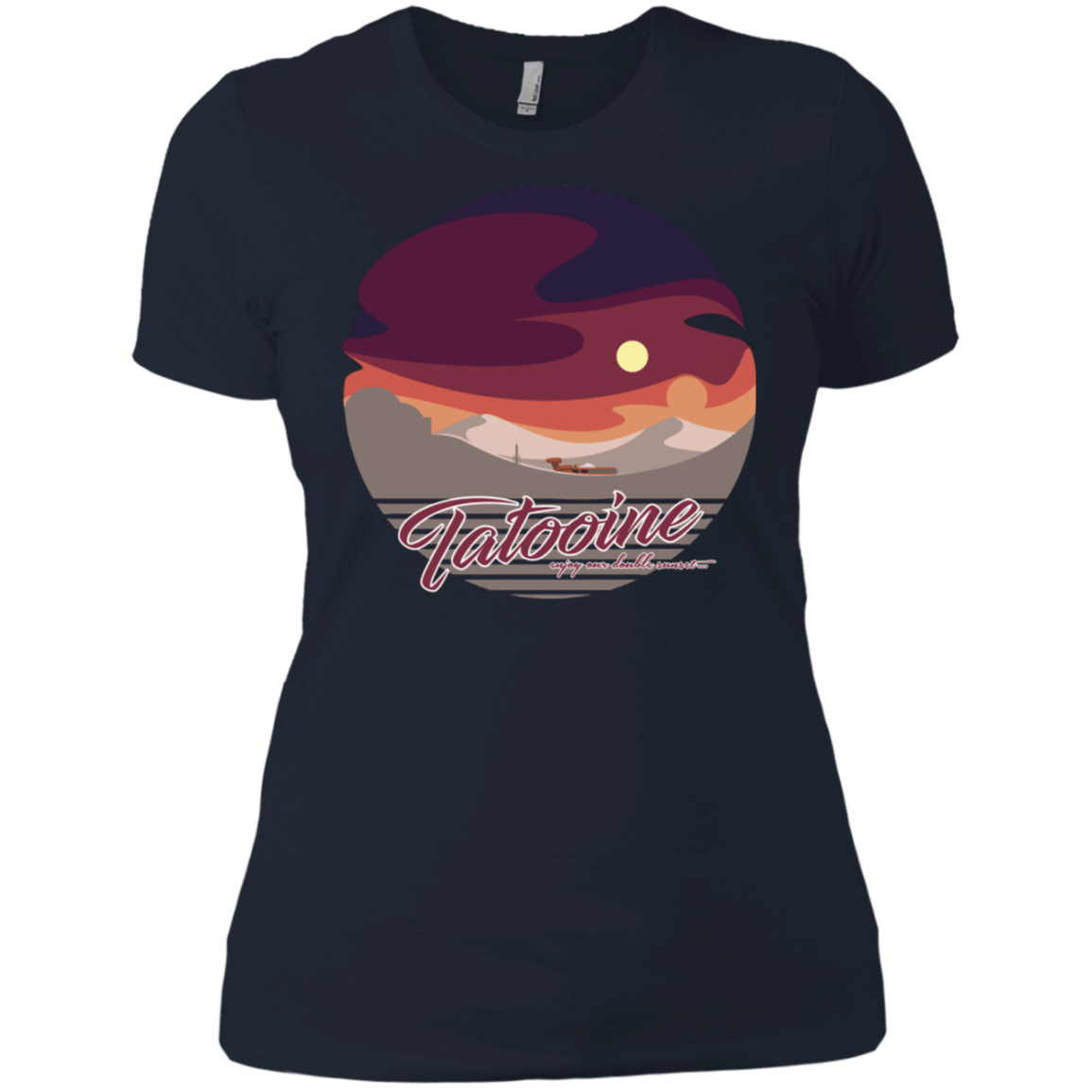 T-Shirts Midnight Navy / X-Small Enjoy Our Double Sunset Women's Premium T-Shirt