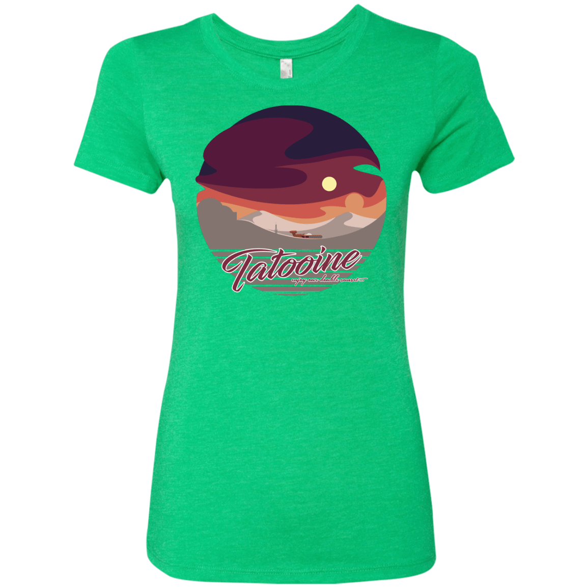 T-Shirts Envy / S Enjoy Our Double Sunset Women's Triblend T-Shirt