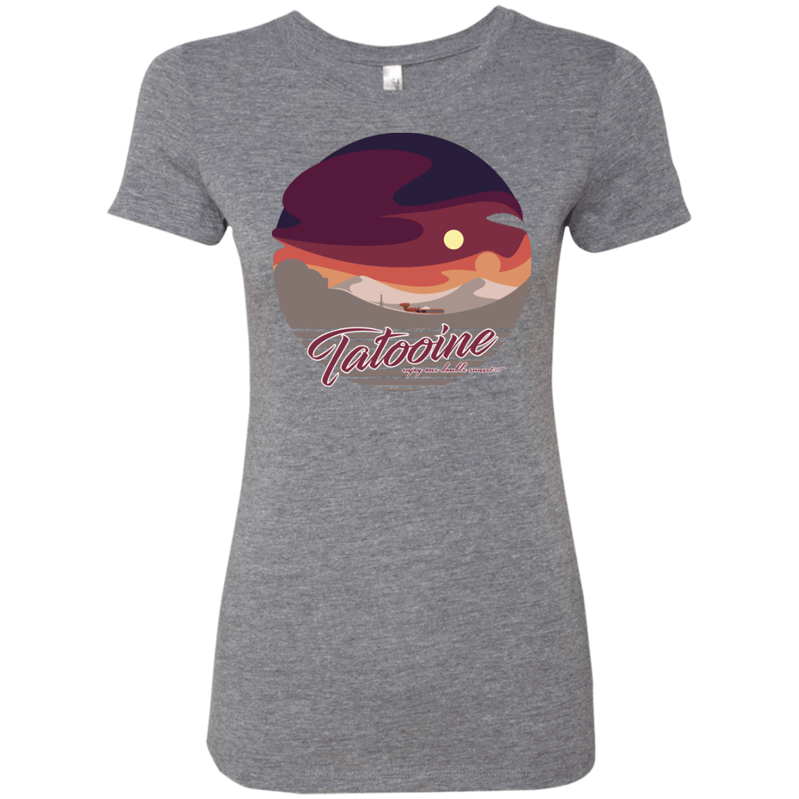 T-Shirts Premium Heather / S Enjoy Our Double Sunset Women's Triblend T-Shirt
