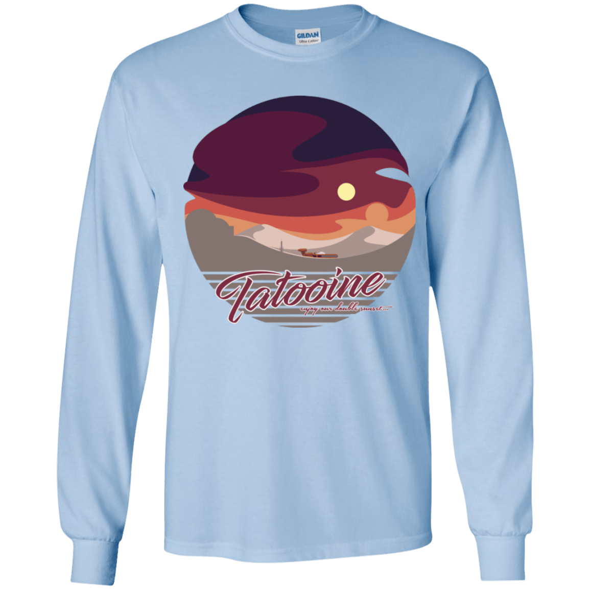 Enjoy Our Double Sunset Youth Long Sleeve T-Shirt