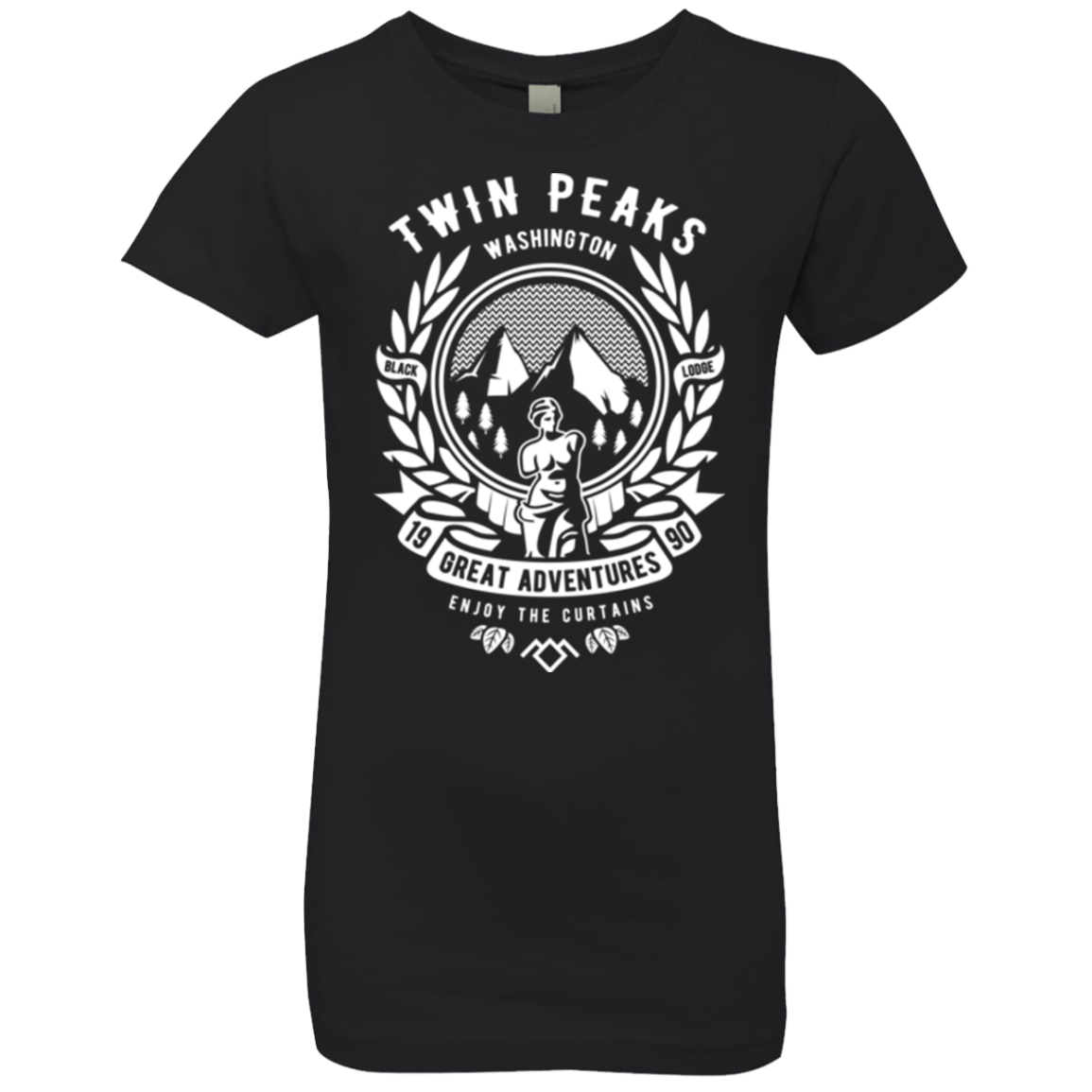 T-Shirts Black / YXS ENJOY THE CURTAINS Girls Premium T-Shirt