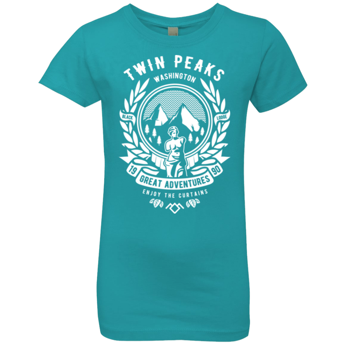 T-Shirts Tahiti Blue / YXS ENJOY THE CURTAINS Girls Premium T-Shirt