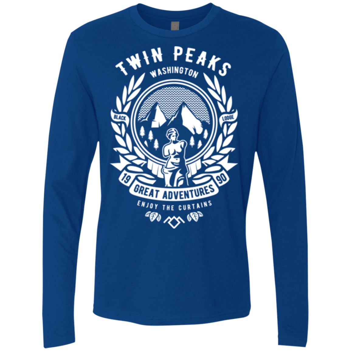 T-Shirts Royal / Small ENJOY THE CURTAINS Men's Premium Long Sleeve