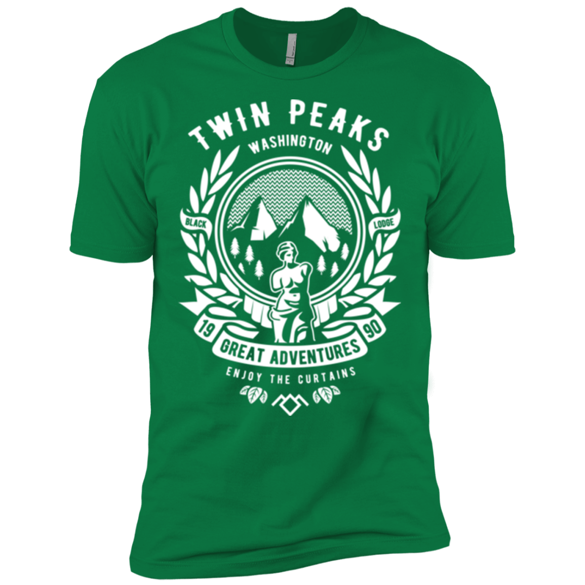 T-Shirts Kelly Green / X-Small ENJOY THE CURTAINS Men's Premium T-Shirt