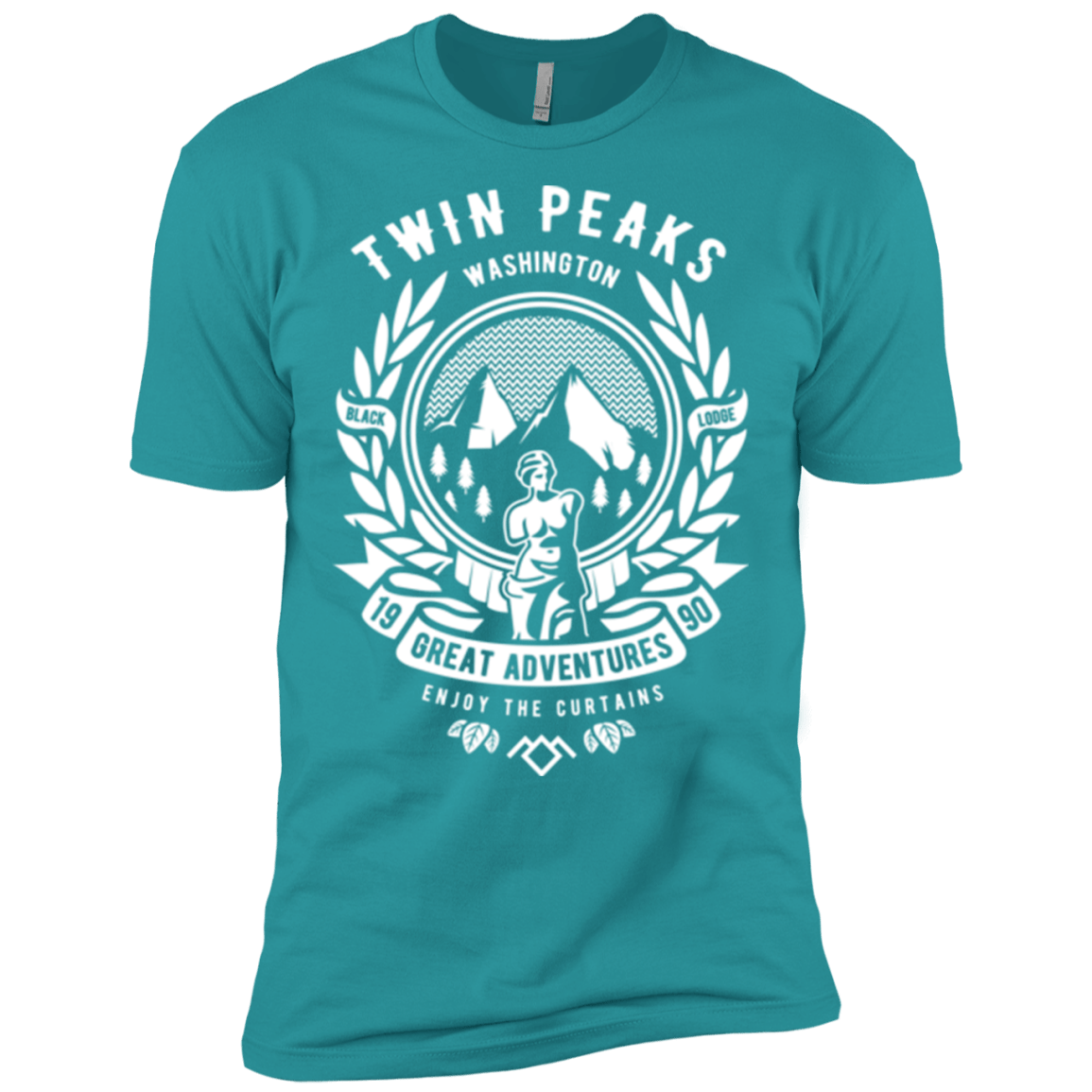 T-Shirts Tahiti Blue / X-Small ENJOY THE CURTAINS Men's Premium T-Shirt