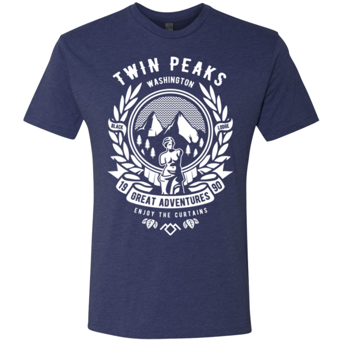 T-Shirts Vintage Navy / Small ENJOY THE CURTAINS Men's Triblend T-Shirt