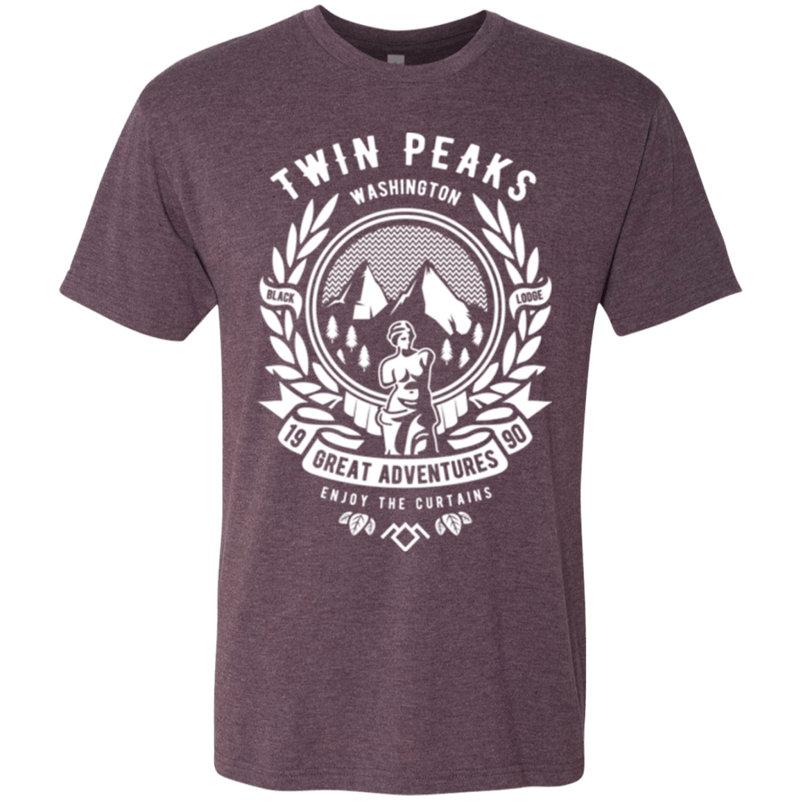 T-Shirts Vintage Purple / Small ENJOY THE CURTAINS Men's Triblend T-Shirt