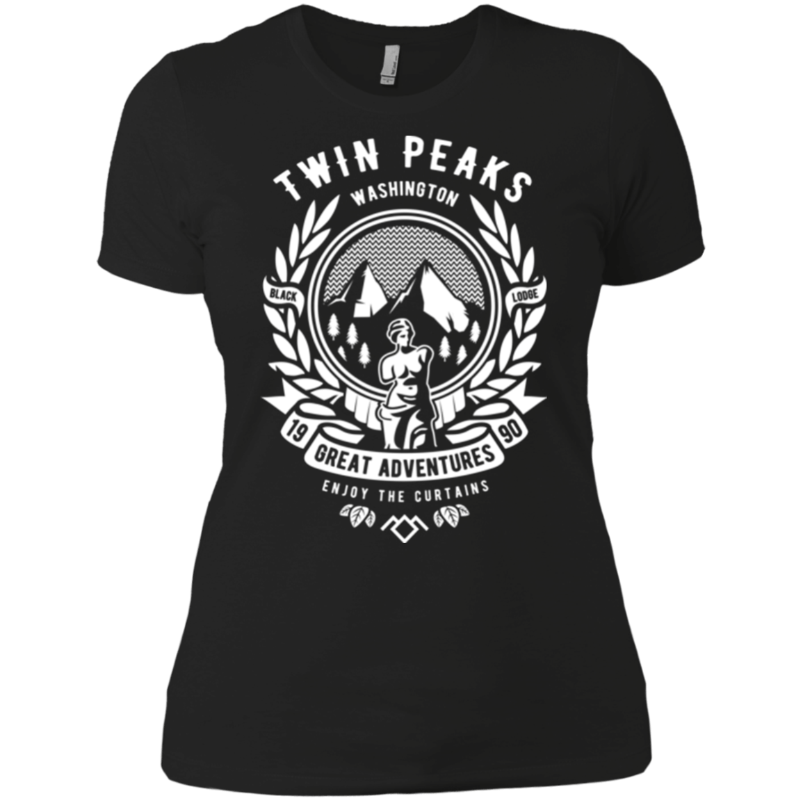 T-Shirts Black / X-Small ENJOY THE CURTAINS Women's Premium T-Shirt