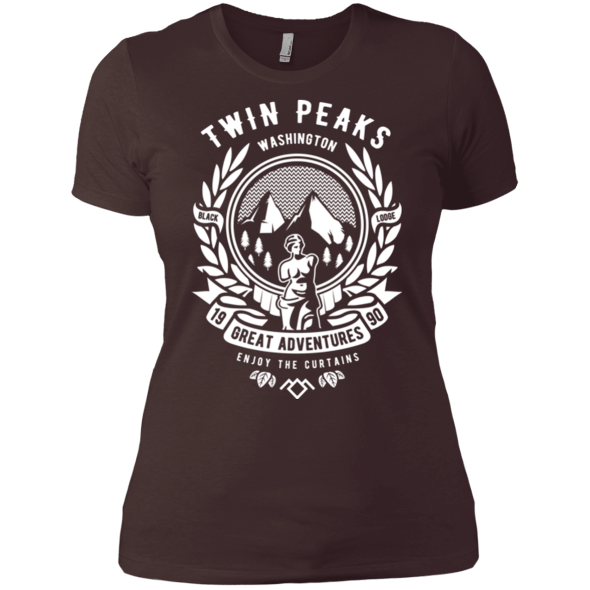 T-Shirts Dark Chocolate / X-Small ENJOY THE CURTAINS Women's Premium T-Shirt