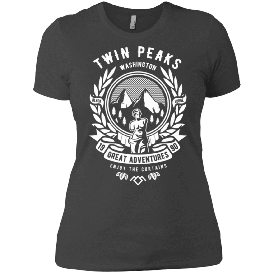 T-Shirts Heavy Metal / X-Small ENJOY THE CURTAINS Women's Premium T-Shirt