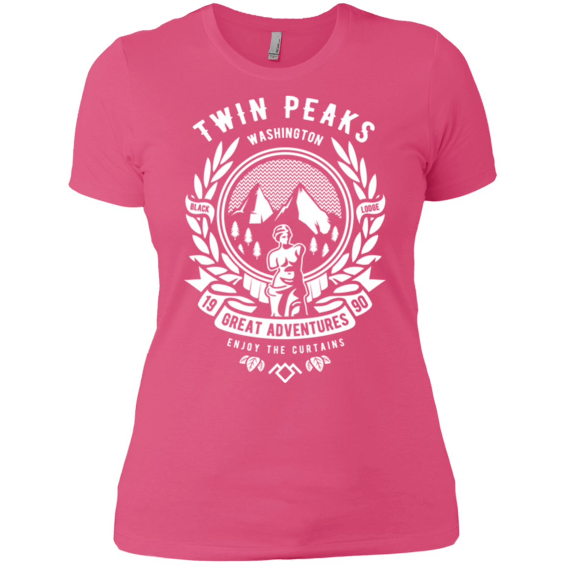 T-Shirts Hot Pink / X-Small ENJOY THE CURTAINS Women's Premium T-Shirt