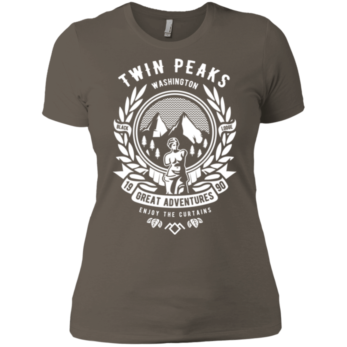 T-Shirts Warm Grey / X-Small ENJOY THE CURTAINS Women's Premium T-Shirt