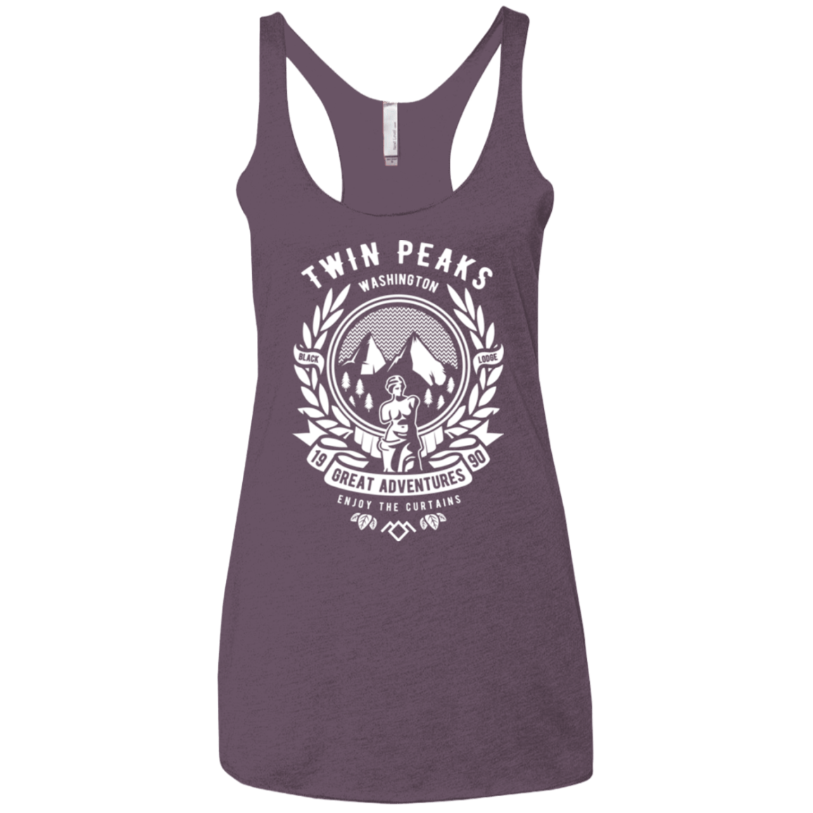 T-Shirts Vintage Purple / X-Small ENJOY THE CURTAINS Women's Triblend Racerback Tank