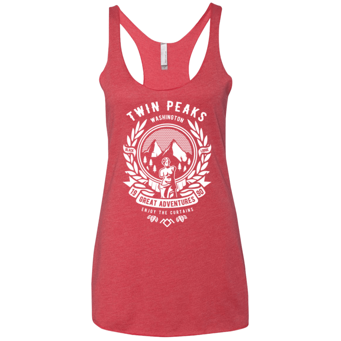 T-Shirts Vintage Red / X-Small ENJOY THE CURTAINS Women's Triblend Racerback Tank