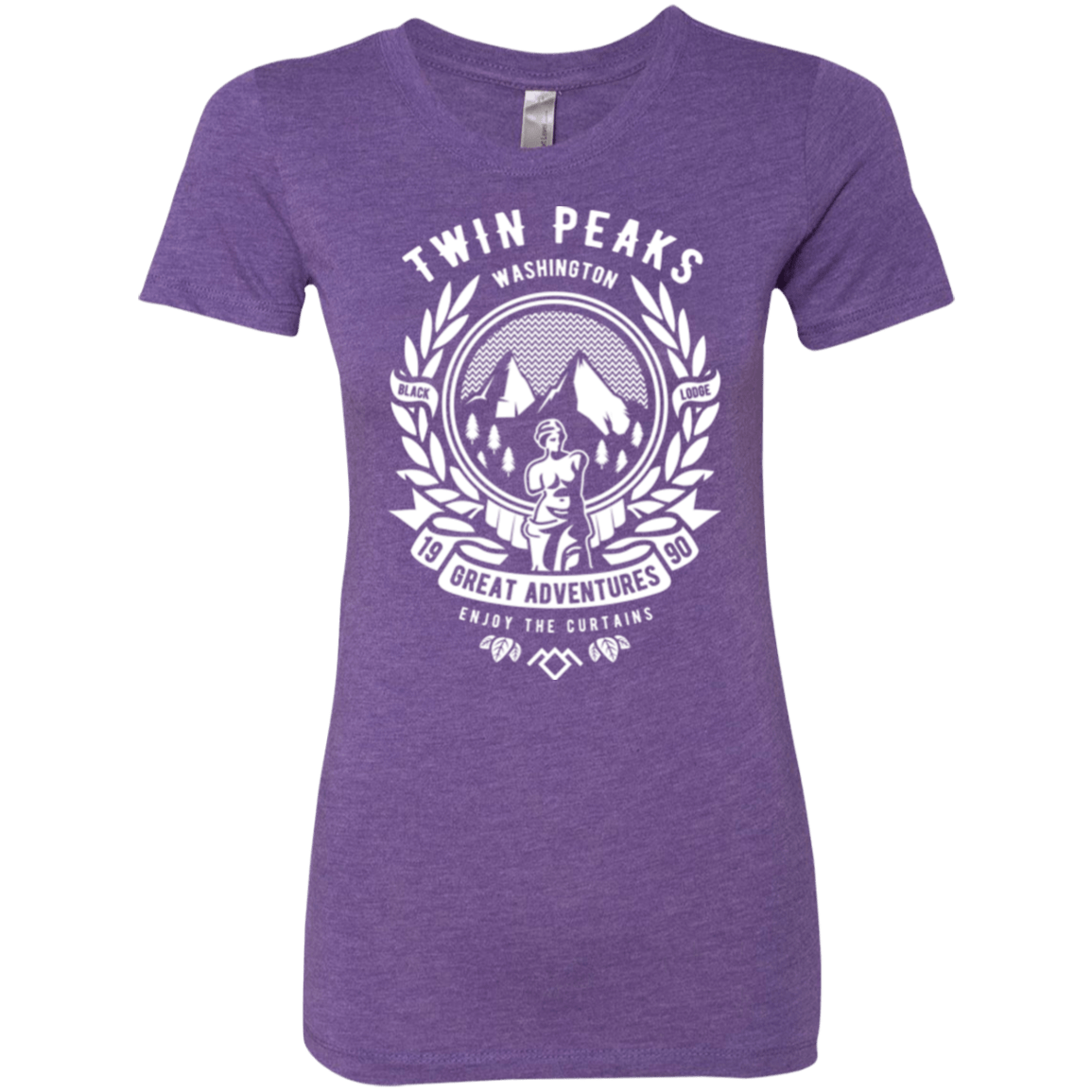 T-Shirts Purple Rush / Small ENJOY THE CURTAINS Women's Triblend T-Shirt