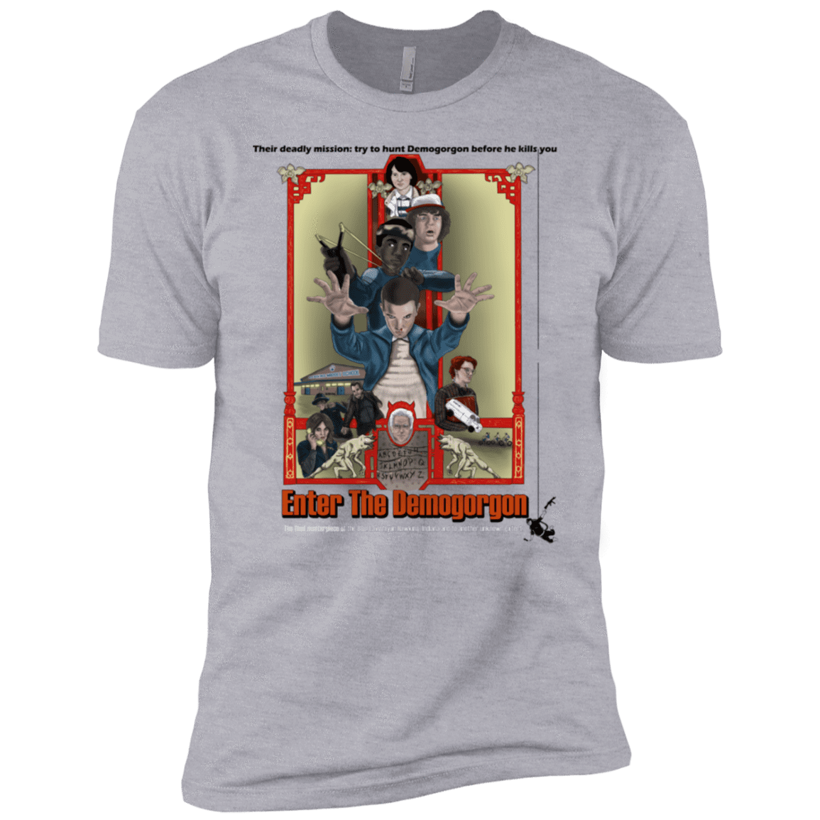 T-Shirts Heather Grey / YXS Enter the Dragon Boys Premium T-Shirt