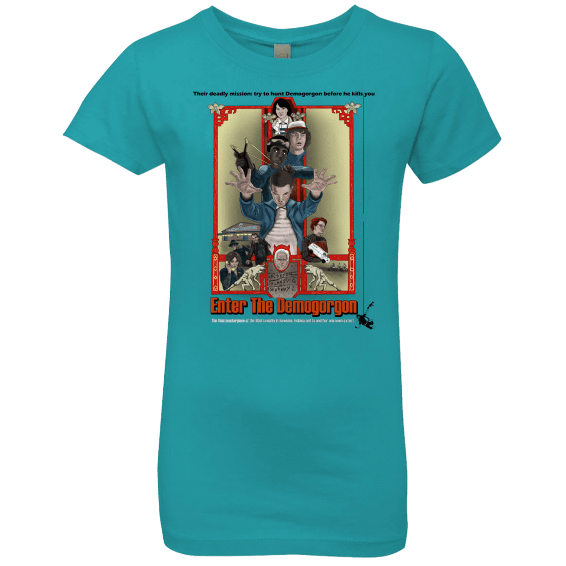 T-Shirts Tahiti Blue / YXS Enter the Dragon Girls Premium T-Shirt