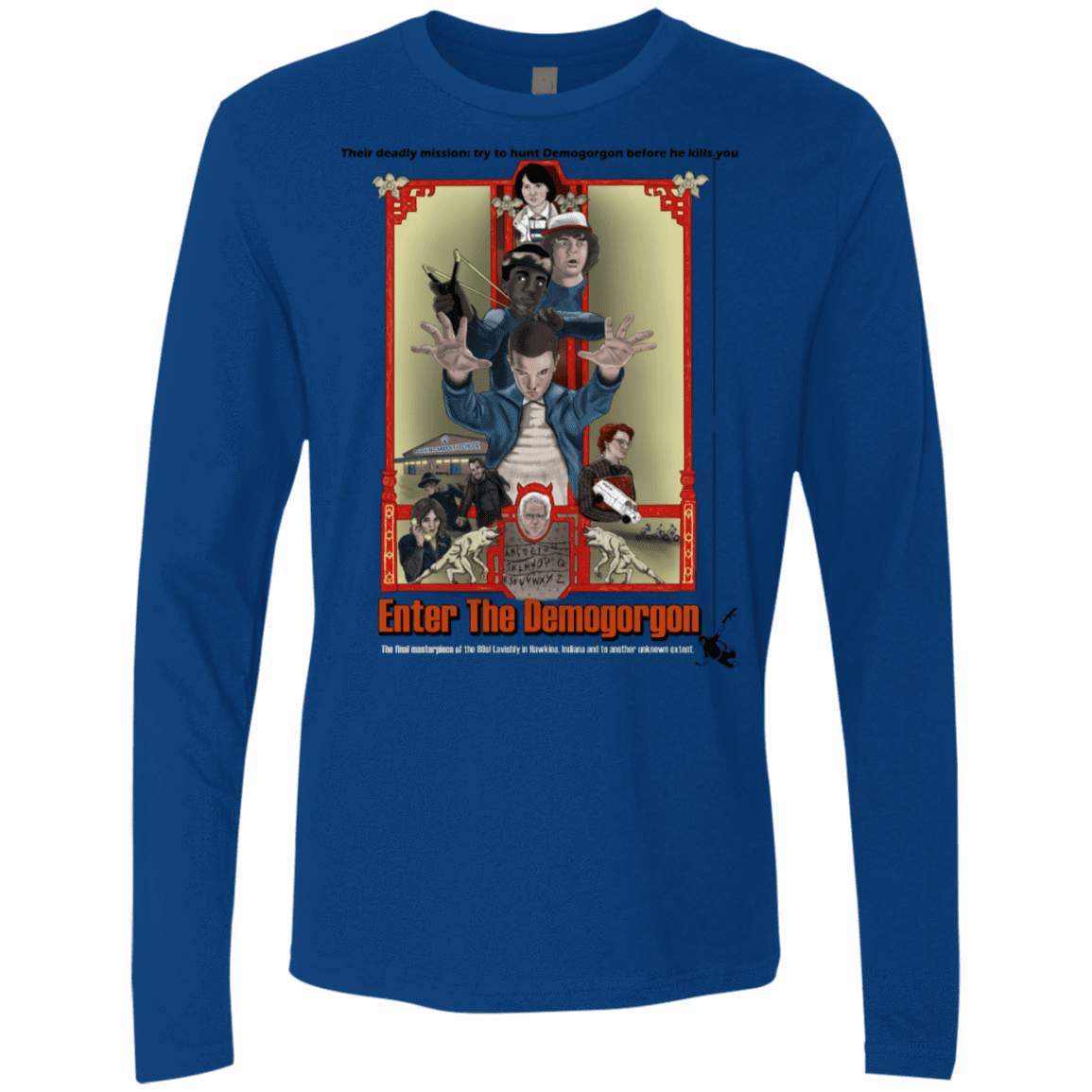 T-Shirts Royal / S Enter the Dragon Men's Premium Long Sleeve