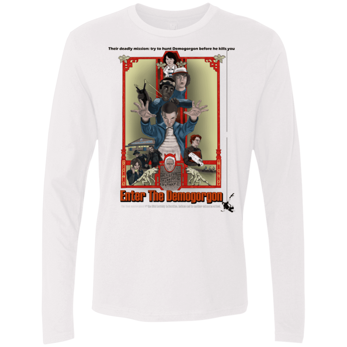 T-Shirts White / S Enter the Dragon Men's Premium Long Sleeve