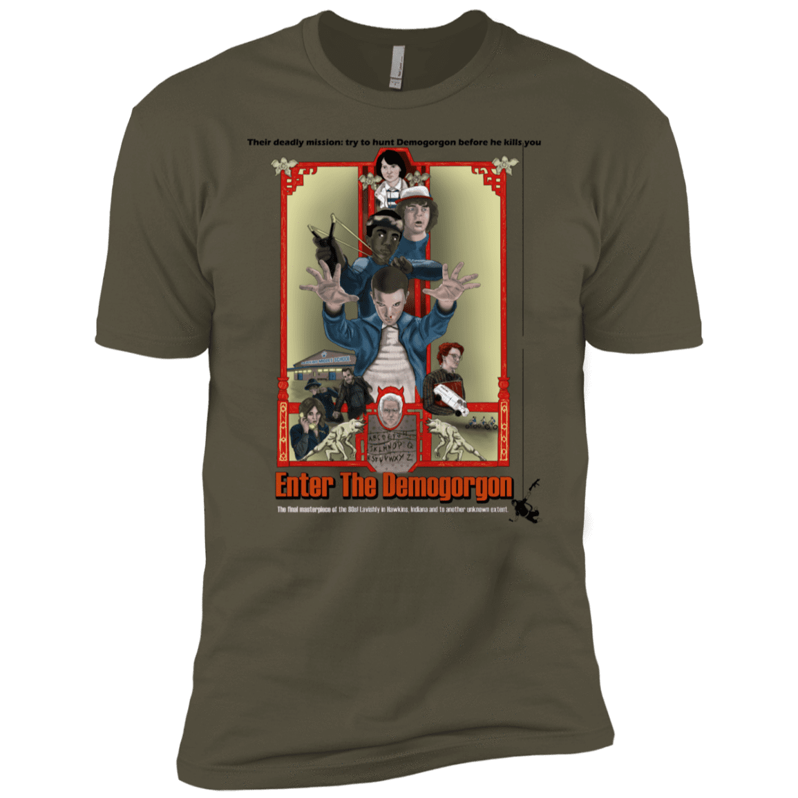 T-Shirts Military Green / X-Small Enter the Dragon Men's Premium T-Shirt