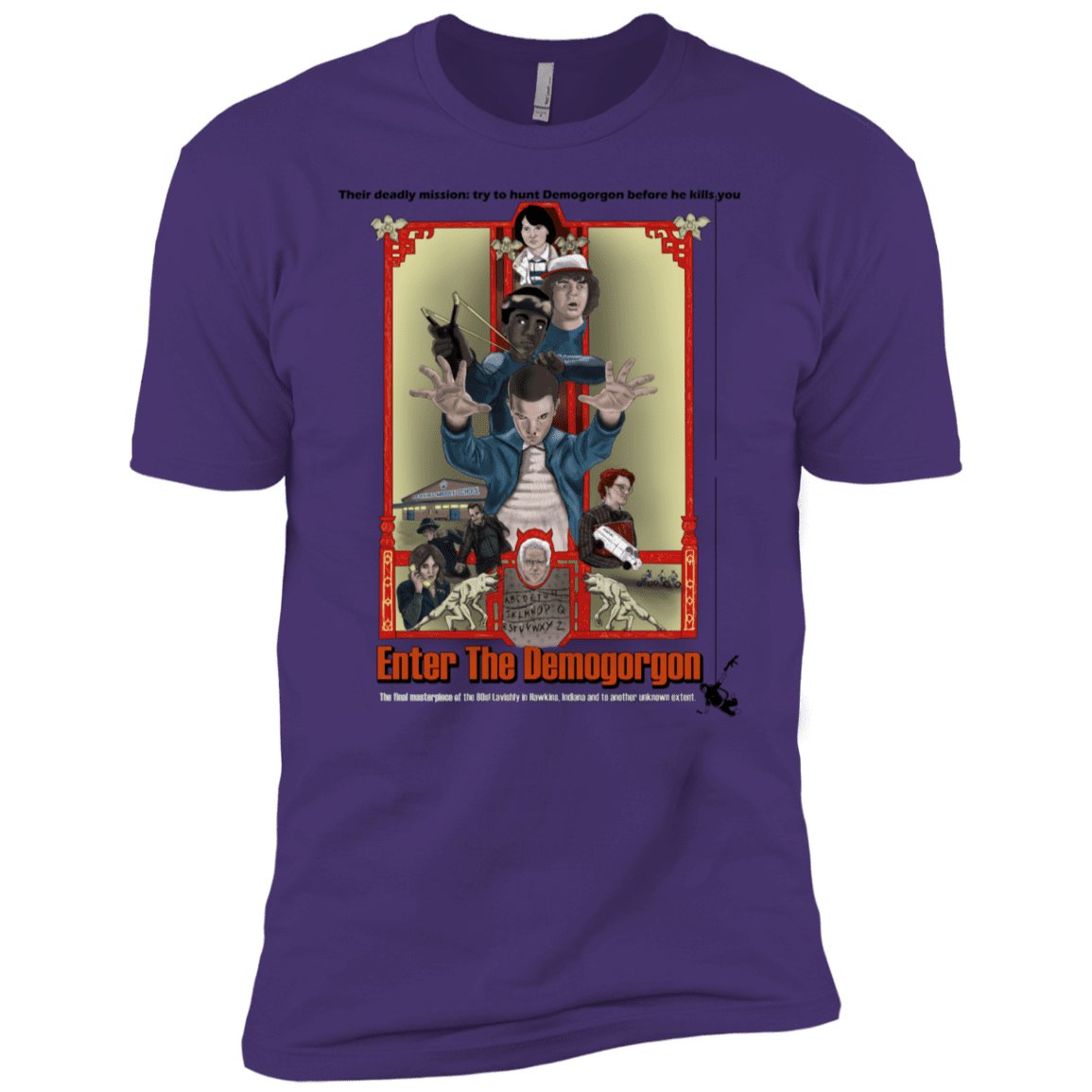 T-Shirts Purple Rush/ / X-Small Enter the Dragon Men's Premium T-Shirt