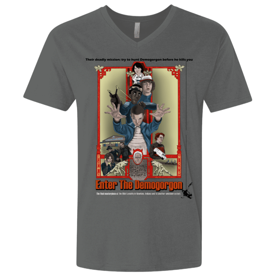 T-Shirts Heavy Metal / X-Small Enter the Dragon Men's Premium V-Neck