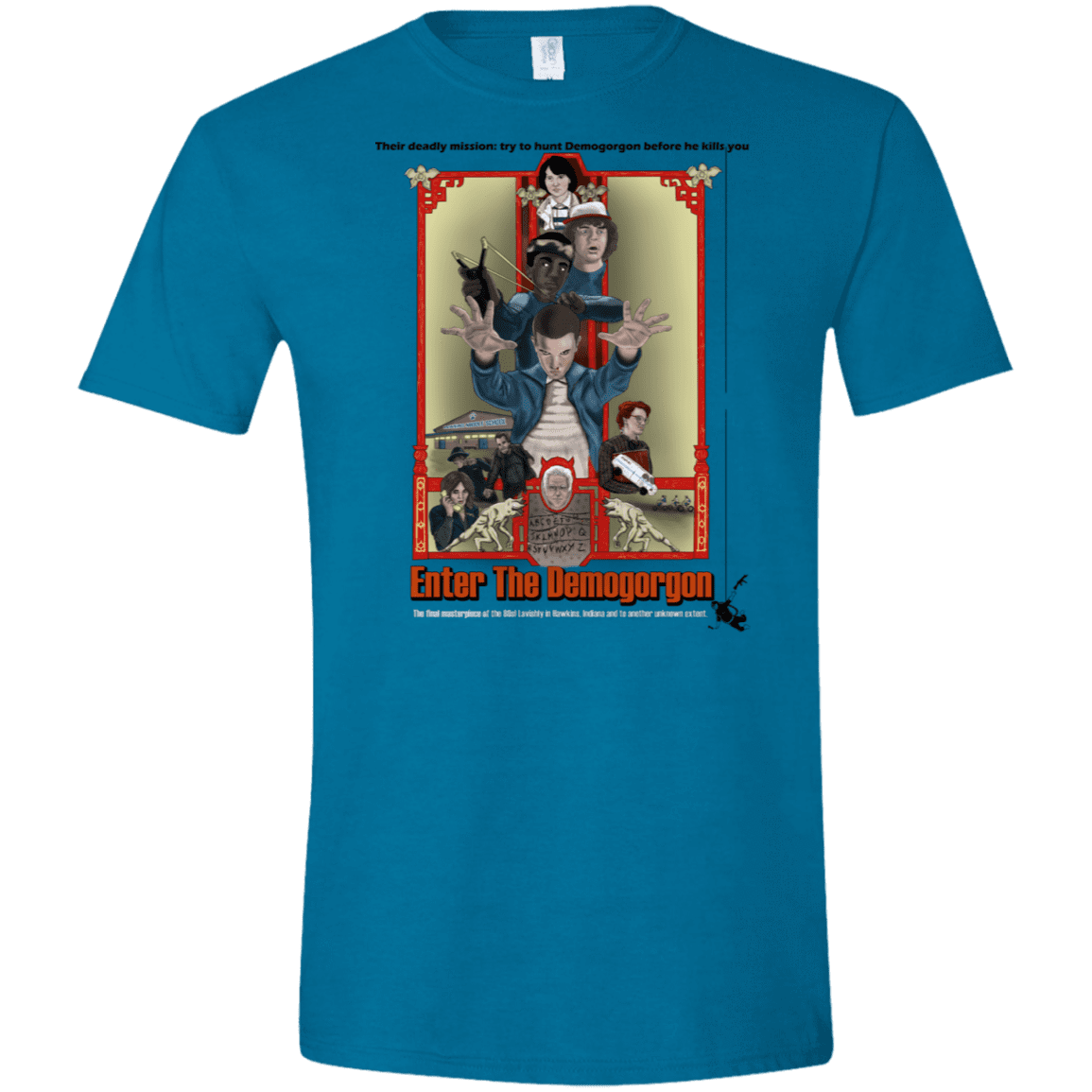 T-Shirts Antique Sapphire / S Enter the Dragon Men's Semi-Fitted Softstyle