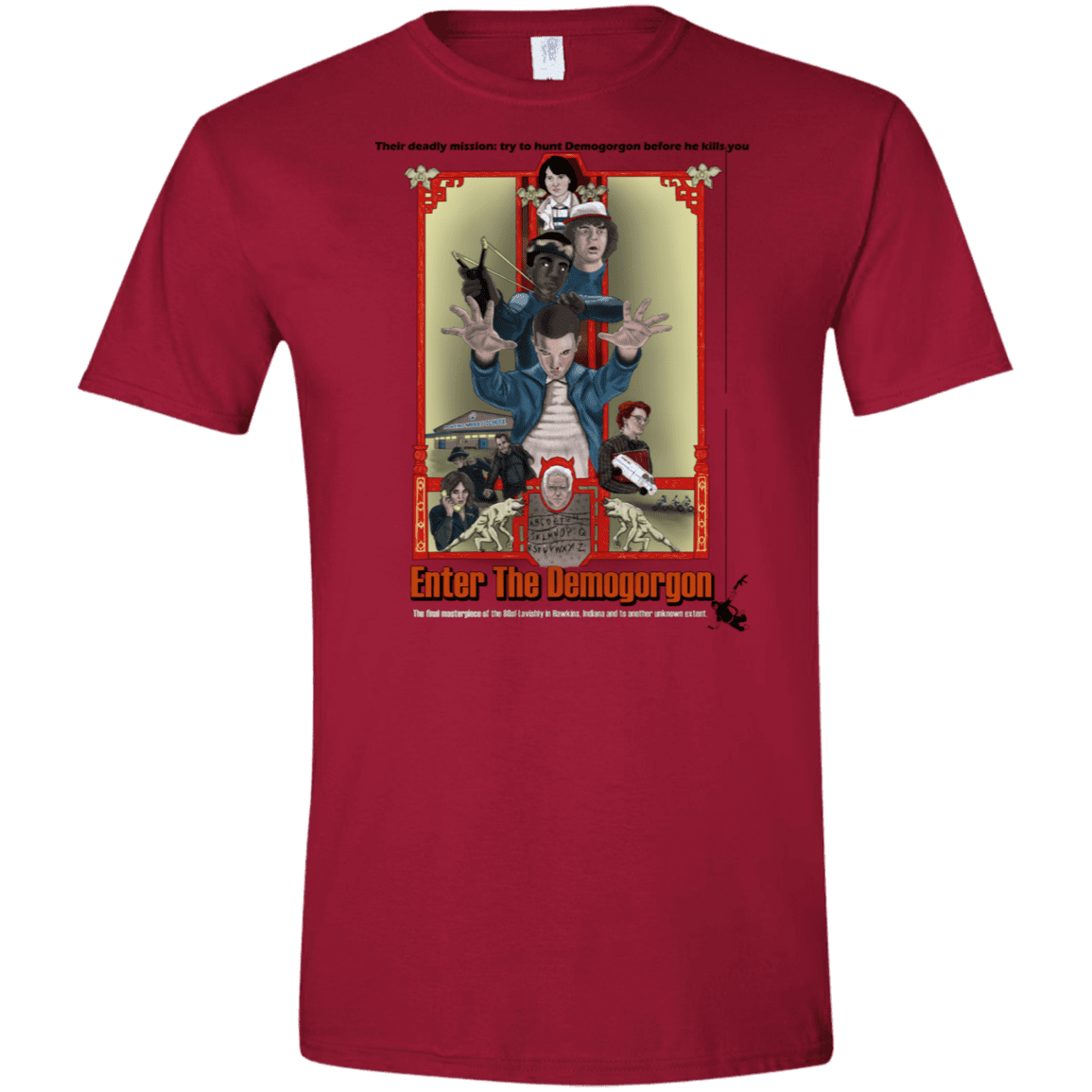 T-Shirts Cardinal Red / S Enter the Dragon Men's Semi-Fitted Softstyle