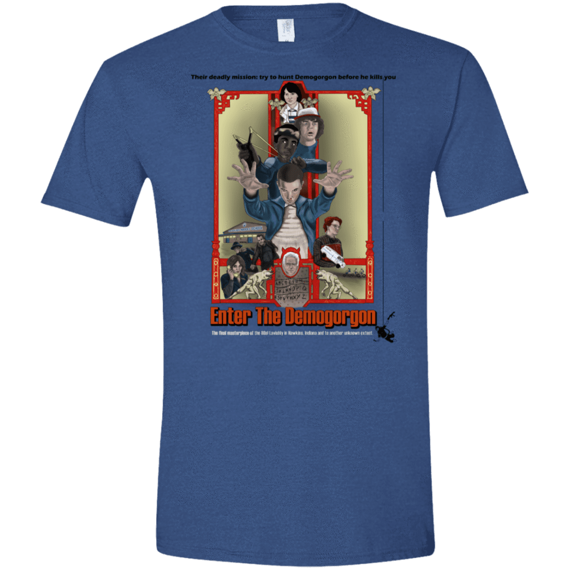 T-Shirts Heather Royal / X-Small Enter the Dragon Men's Semi-Fitted Softstyle