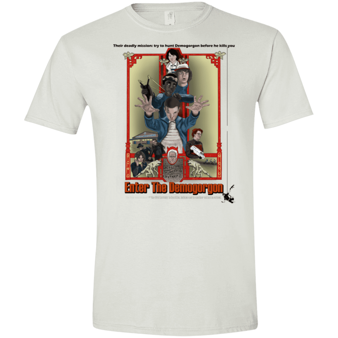 T-Shirts White / X-Small Enter the Dragon Men's Semi-Fitted Softstyle