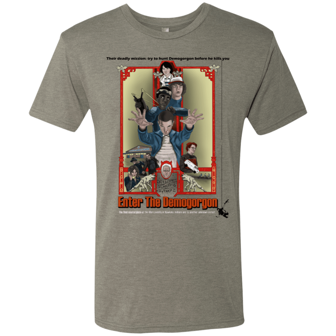 T-Shirts Venetian Grey / S Enter the Dragon Men's Triblend T-Shirt