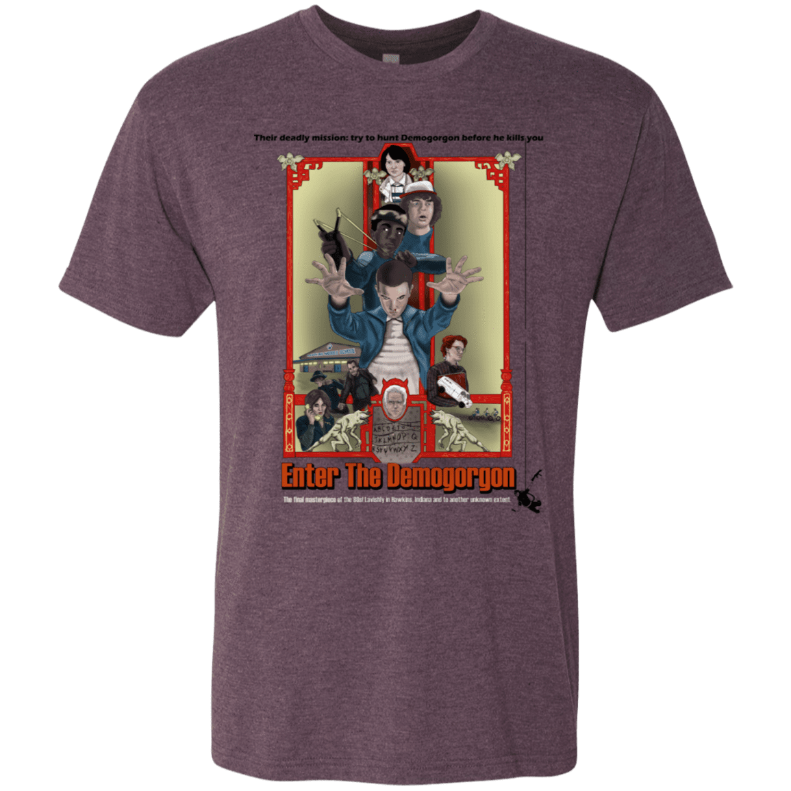 T-Shirts Vintage Purple / S Enter the Dragon Men's Triblend T-Shirt